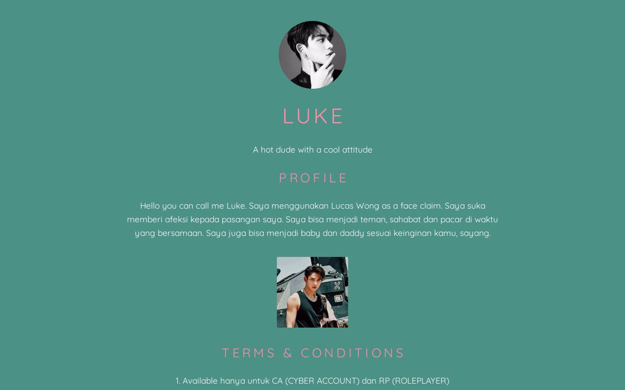 Carrd profile picture for @itsluke
